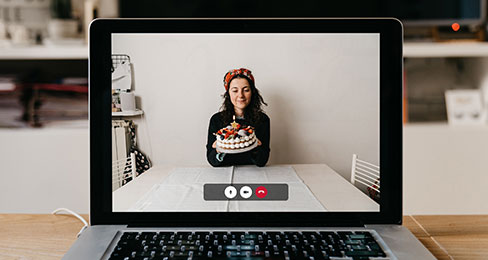 two kids having fun in business